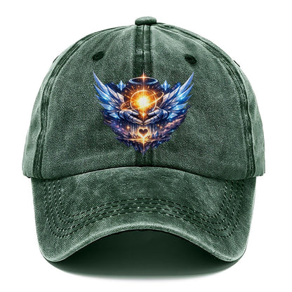 Robotic Hands Glowing Orb Classic Cap – Forest Mist