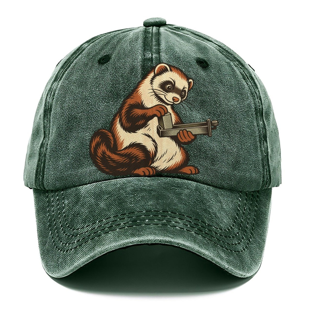 Ferret Typesetter Sundown Familiars Classic Cap – Forest Mist