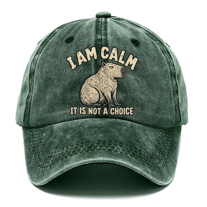 Capybara Not A Choice No Worm Club Classic Cap – Forest Mist