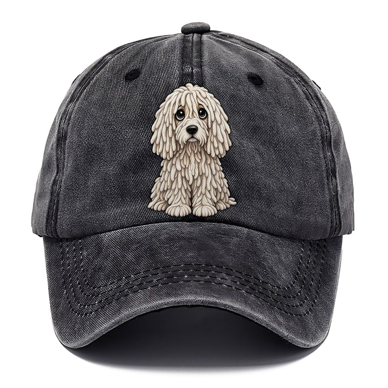 Komondor Sitting Sweetheart Classic Cap – Graphite