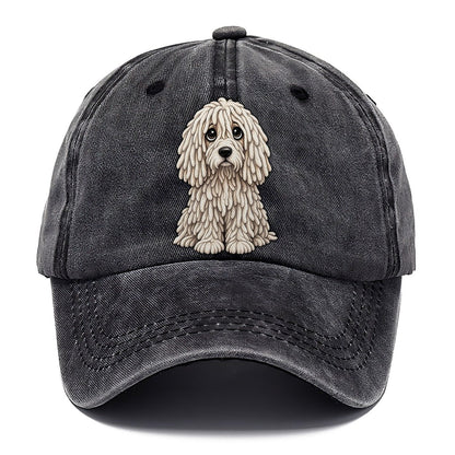 Komondor Sitting Sweetheart Classic Cap – Graphite