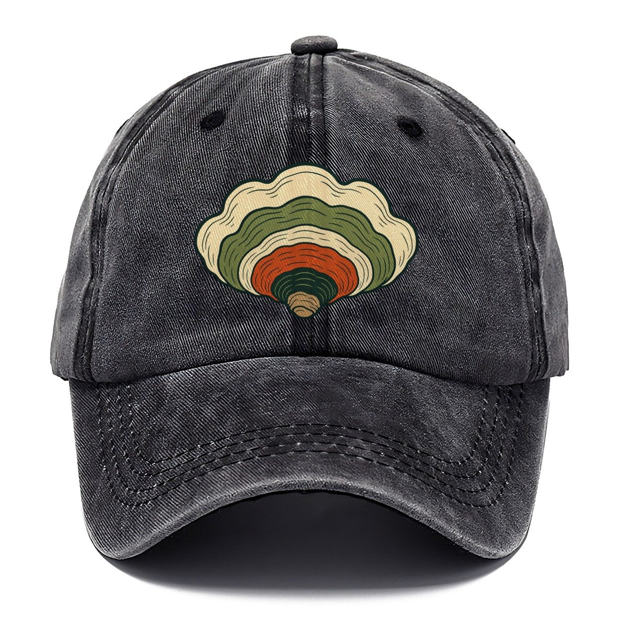 Turkey Tail Fan Foraging And Mycology Classic Cap – Graphite