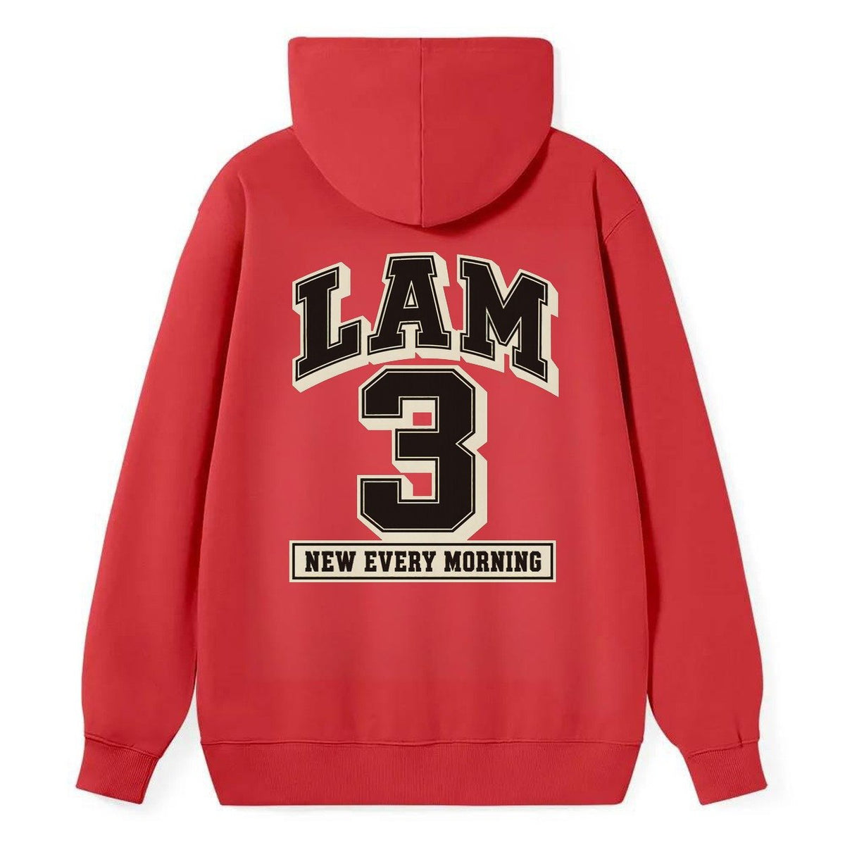 Lamentations 3 Varsity Chapel Varsity Classic Pullover Hoodie – Red