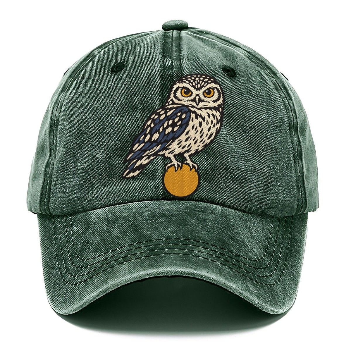 Burrowing Owl Sunrise Sundown Familiars Classic Cap – Forest Mist