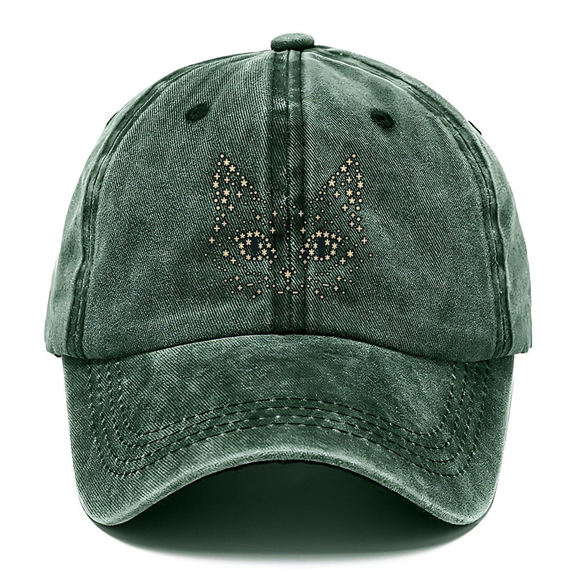 Cat Cursor Eyes Classic Cap – Forest Mist