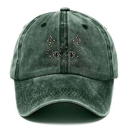 Cat Cursor Eyes Classic Cap – Forest Mist