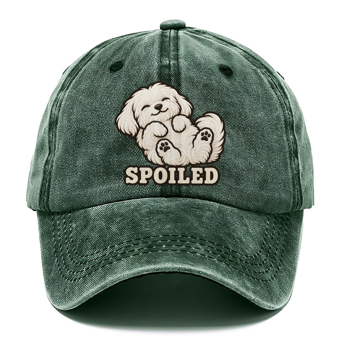Maltese Spoiled Fan Favorites Classic Cap – Forest Mist