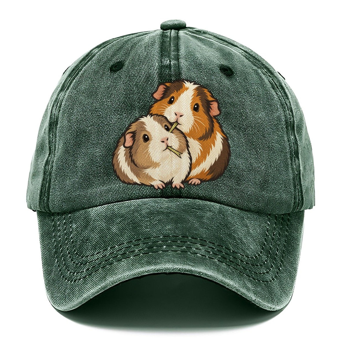 Guinea Pig Hay Share Small Pet Logos Classic Cap – Forest Mist