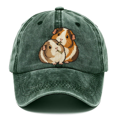 Guinea Pig Hay Share Small Pet Logos Classic Cap – Forest Mist