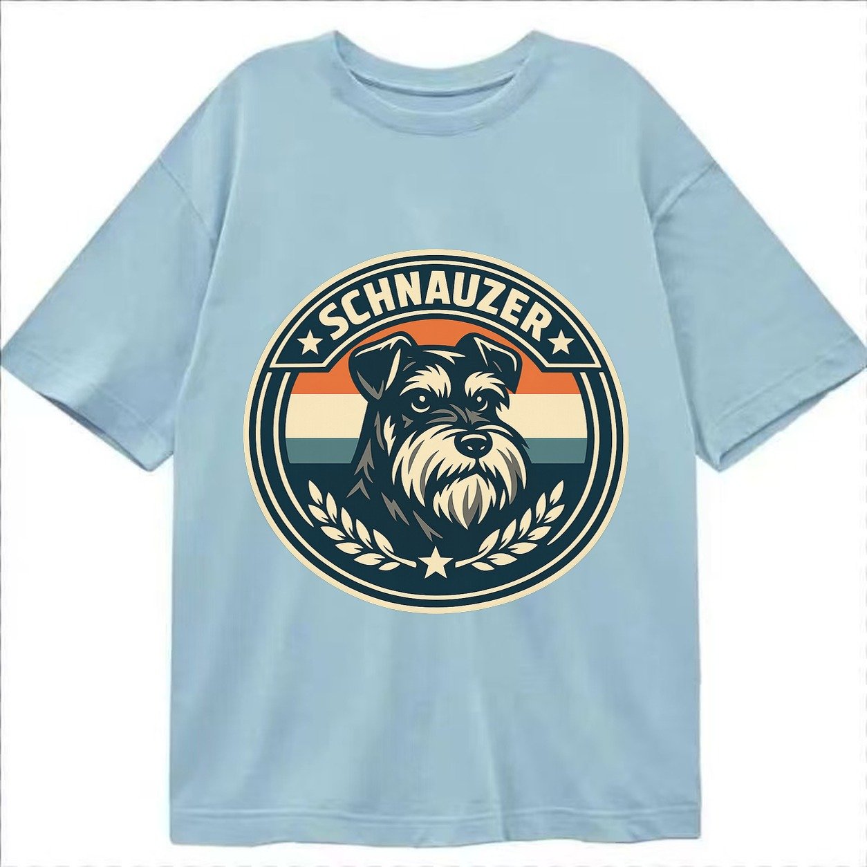 Noble Schnauzer Emblem 00e2f7ecb7d9 1770539386634 Classic T-shirt – Light Blue