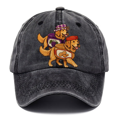 2 Golden Retrievers In Halloween Costumes Hdp 16 Parade Lineup Halloween Dog Parade Classic Cap – Graphite