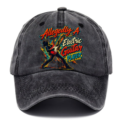 Allegedly A Electric Guitar Player Music Instruments Classic Cap – Graphite
