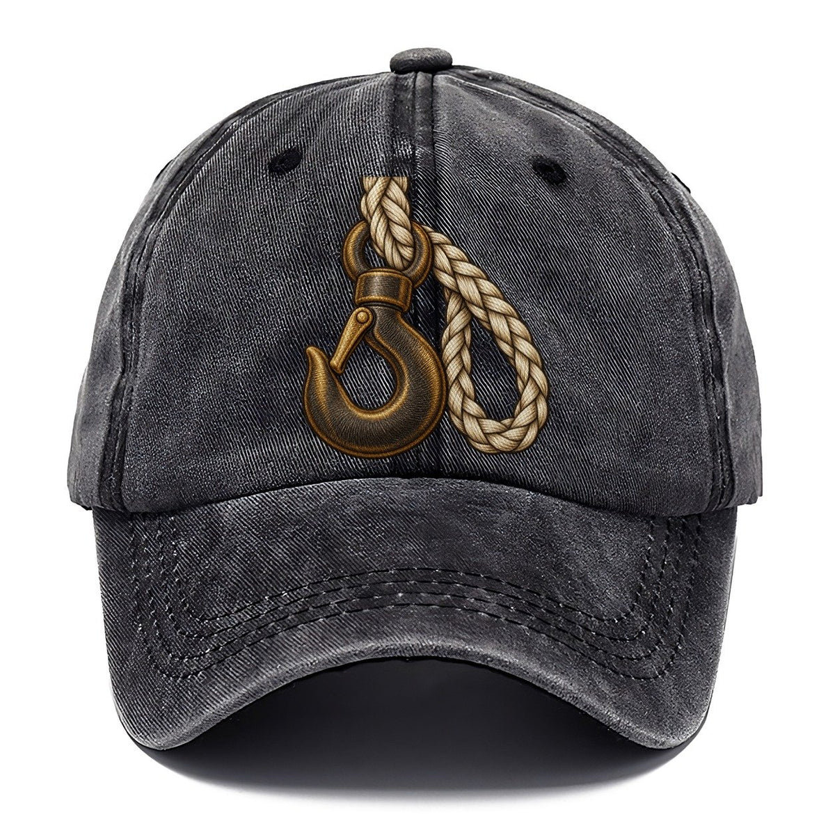 Winch Hook And Steel Cable Off Roading And Overlanding Classic Cap – Graphite