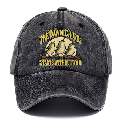 The Dawn Chorus Birdwatching Classic Cap – Graphite