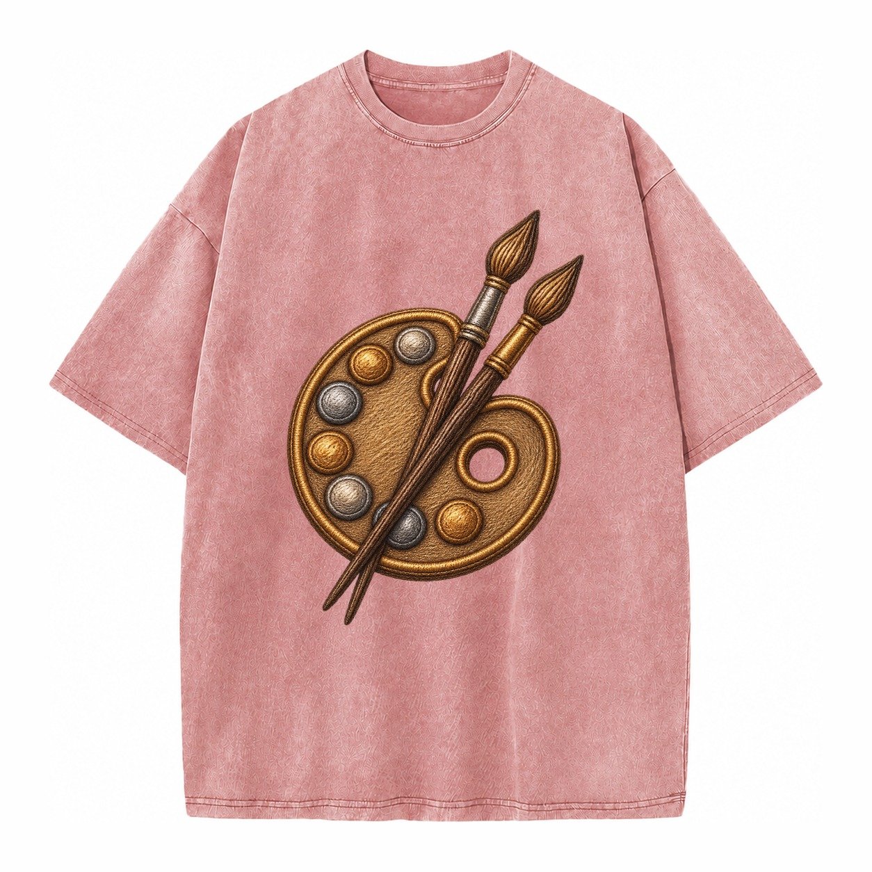 Artist Palette Vintage T-shirt – Dusty Rose