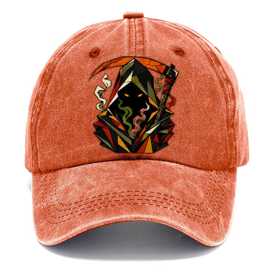 Grim Reaper Portrait Classic Cap – Terracotta Clay