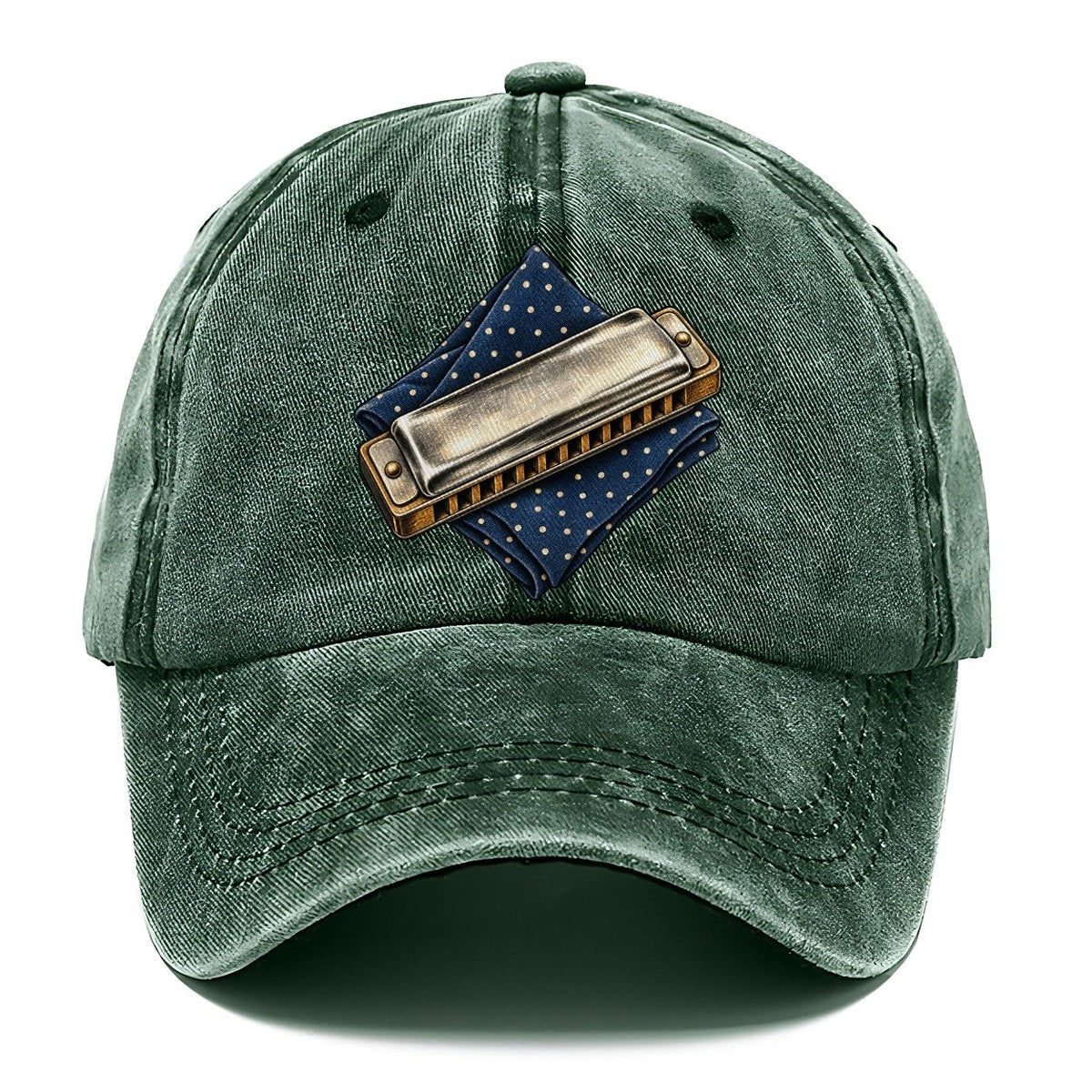 Harmonica Indigo Fold Pastimes Companions Classic Cap – Forest Mist