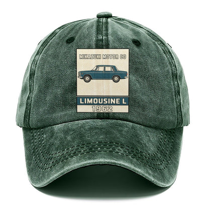 Mikazuki Limousine Showa Speed Plates Classic Cap – Forest Mist
