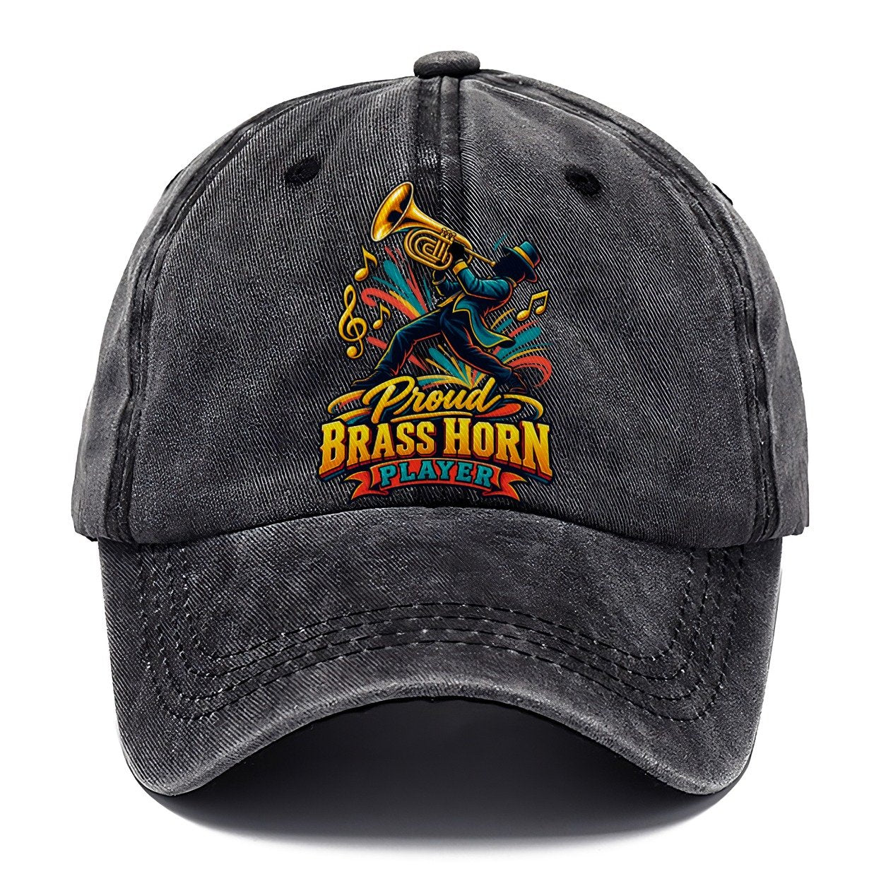 Proud Brass Horn Player Music Instruments Classic Cap – Graphite