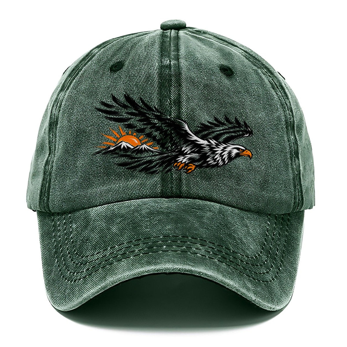 Eagle Mountain Sunburst Classic Cap – Forest Mist