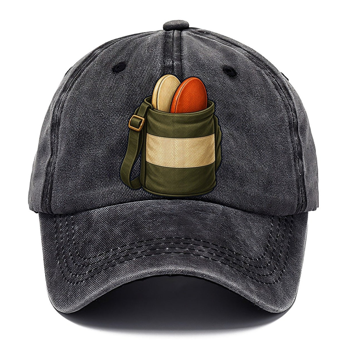 Course Bag With Standing Discs Disc Golf Classic Cap – Graphite