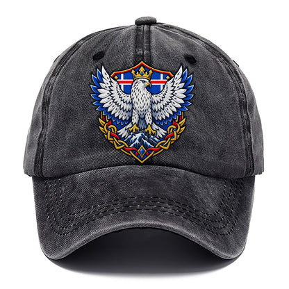 Iceland Heraldic Crest Country Logos Classic Cap – Graphite