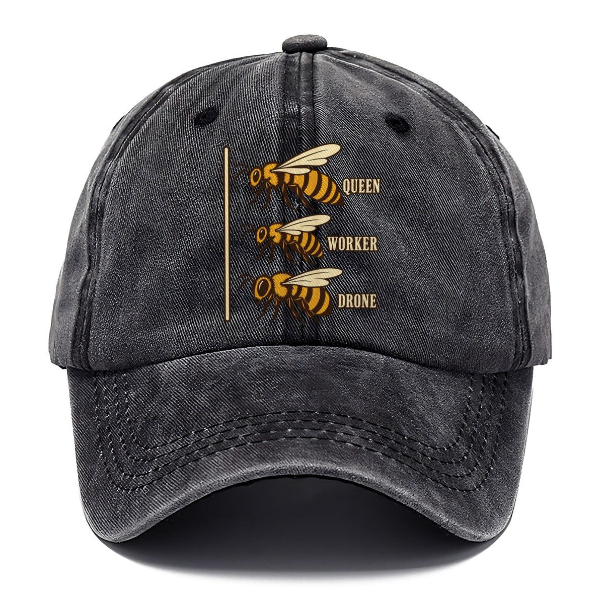 Three Castes Plate Beekeeping Classic Cap – Graphite