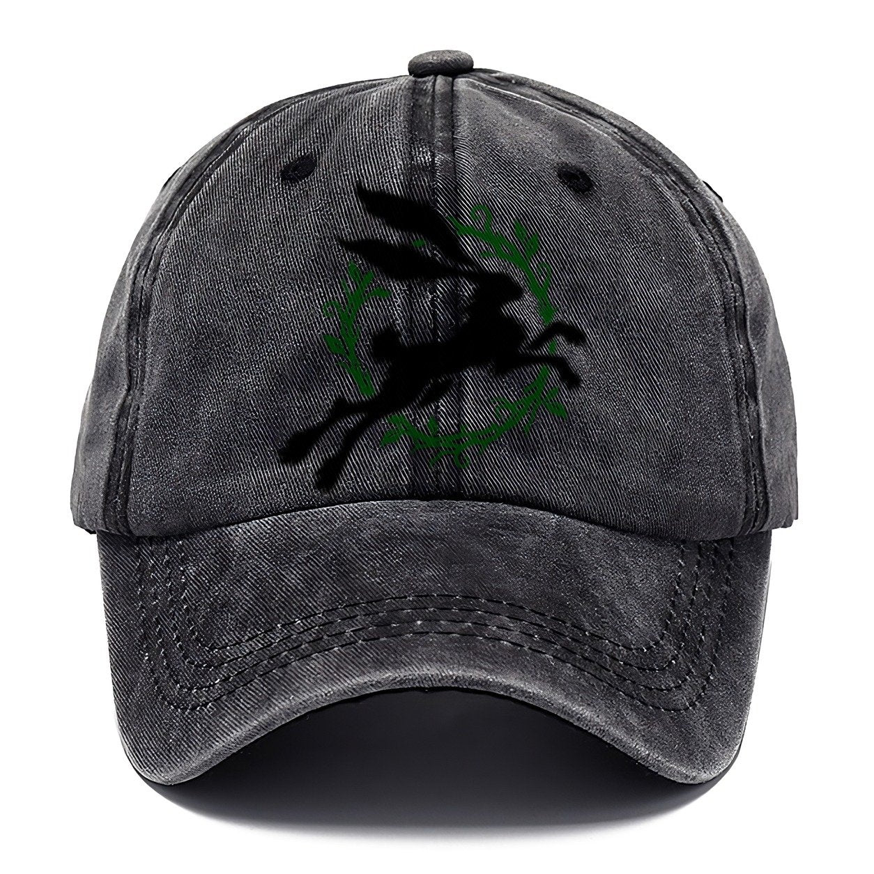 Celtic Hare Familiar Witch Magic Classic Cap – Graphite