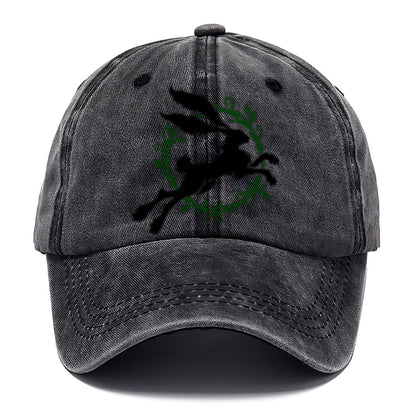 Celtic Hare Familiar Witch Magic Classic Cap – Graphite