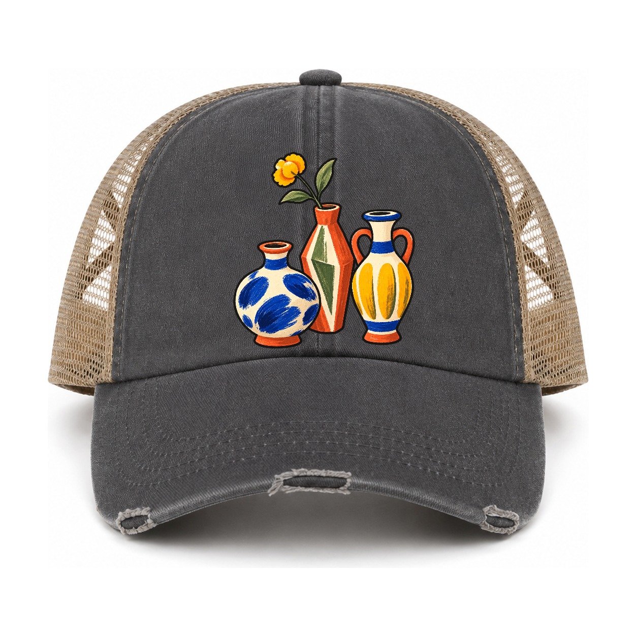Charcoal-Khaki — front view