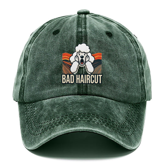 Poodle Scream Bad Haircut Scream Classic Cap – Forest Mist