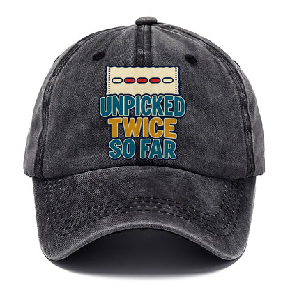 Unpicked Twice So Far And Needlework Classic Cap – Graphite