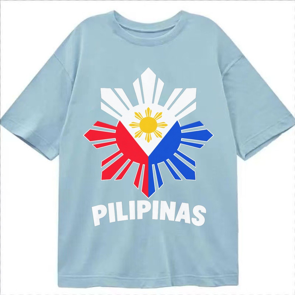 Philippines Sun Stars Classic T-shirt – Light Blue