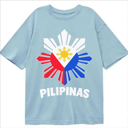 Philippines Sun Stars Classic T-shirt – Light Blue