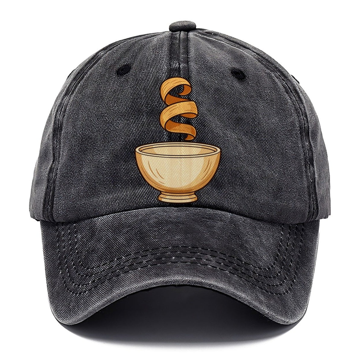 Lathe Bowl Silhouette Woodworking Classic Cap – Graphite