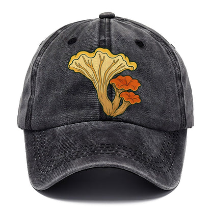 Chanterelle Cluster Foraging And Mycology Classic Cap – Graphite