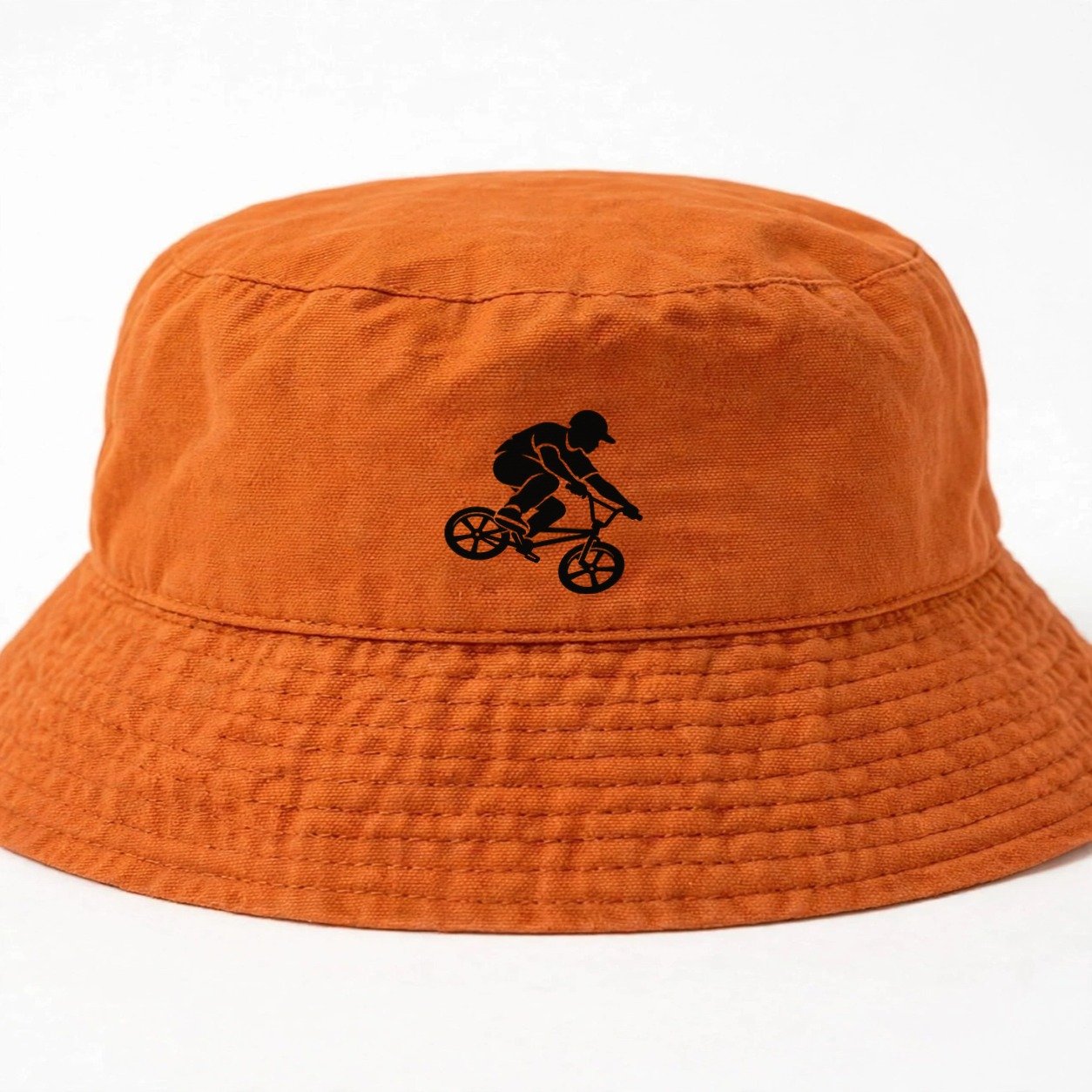 Bmx Air Rider Cycling Life Kids Bucket Hat – Orange