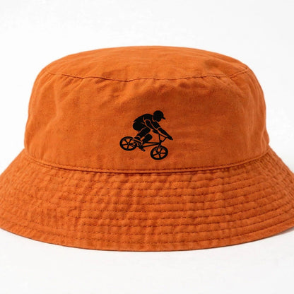Bmx Air Rider Cycling Life Kids Bucket Hat – Orange