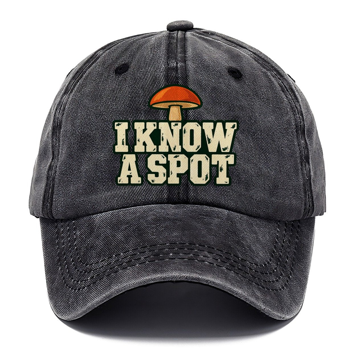 I Know A Spot Foraging And Mycology Classic Cap – Graphite