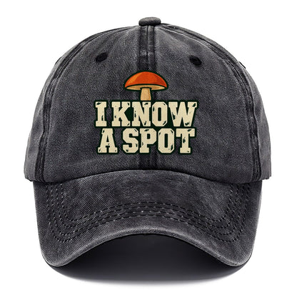 I Know A Spot Foraging And Mycology Classic Cap – Graphite