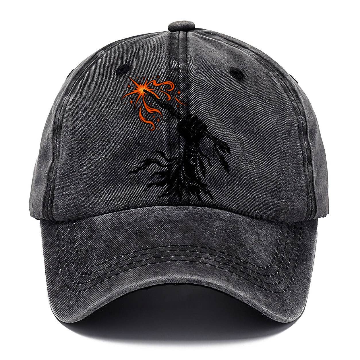 Witch Power Fist Witch Magic Classic Cap – Graphite