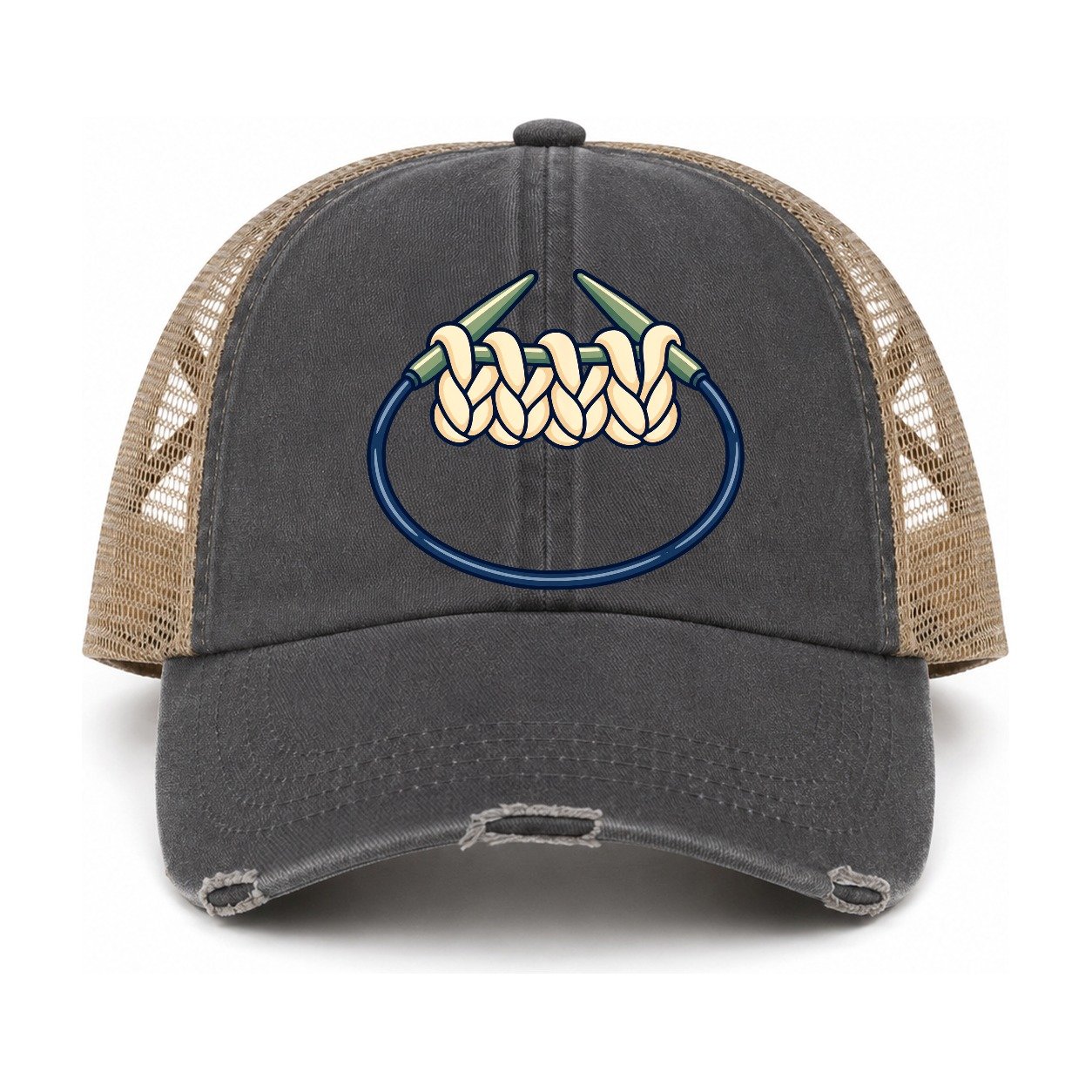 Charcoal-Khaki — front view