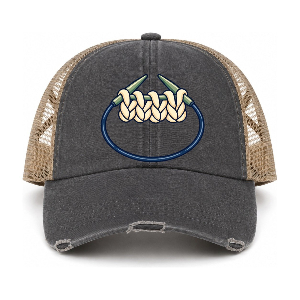 Charcoal-Khaki — front view