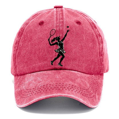 Woman Tennis Player Classic Cap – Pomegranate Blush