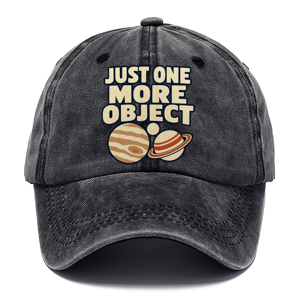 Just One More Object Astronomy And Stargazing Classic Cap – Graphite