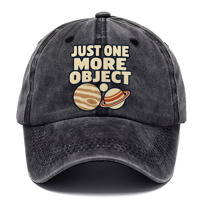 Just One More Object Astronomy And Stargazing Classic Cap – Graphite