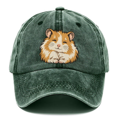 Syrian Hamster Sleepy Eyes Small Pet Logos Classic Cap – Forest Mist