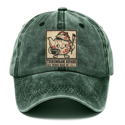 Tsukumogami Repairs Yokai Night Market Classic Cap – Forest Mist