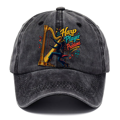 Harp Player Problems Music Instruments Classic Cap – Graphite