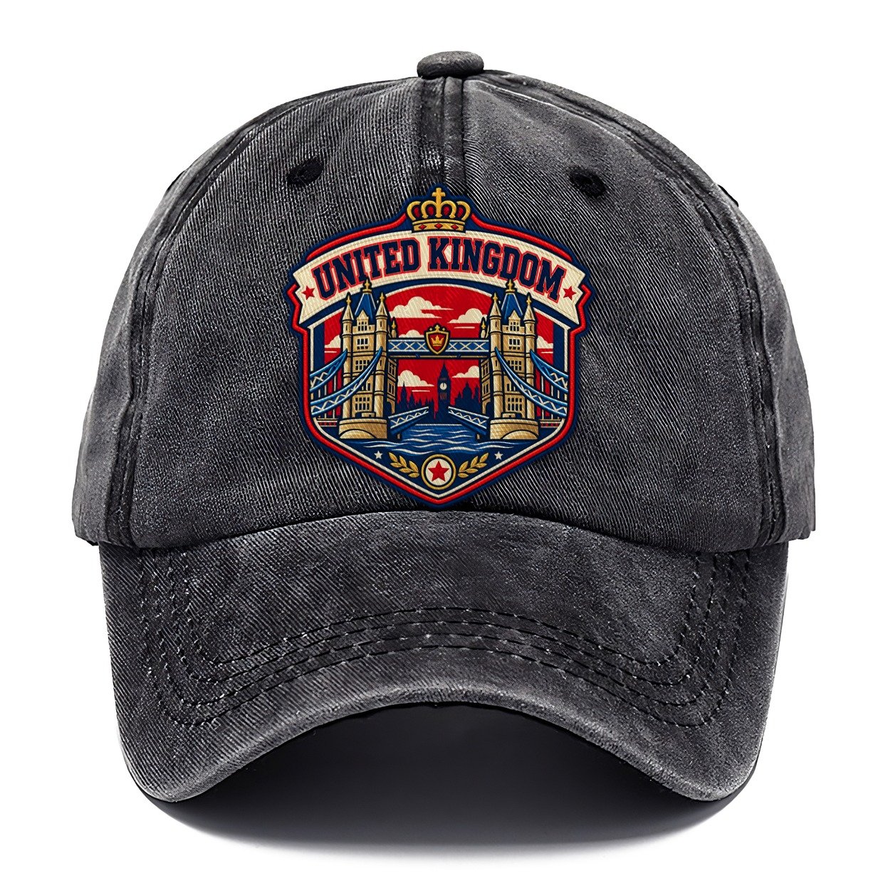 United Kingdom Retro Badge Country Logos Classic Cap – Graphite